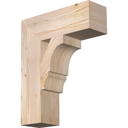 Ekena Millwork Balboa Block Smooth Bracket, Douglas Fir, 5 1/2"W x 18"D x 22"H BKT06X18X22BOA05SDF